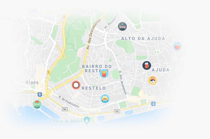 Points of interest feature screenshot
