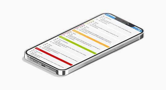Tasks feature screenshot